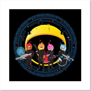 Pacman Ghosts Posters and Art